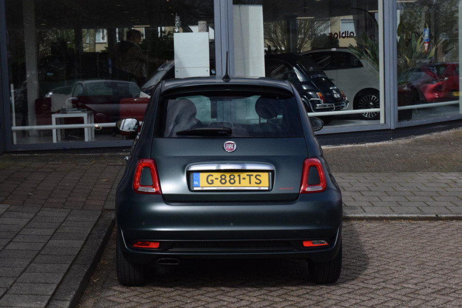 Fiat 500 105pk Rockstar/Sport|Matgroen|Carplay|