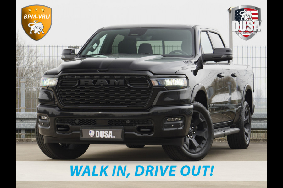 Dodge Ram 1500 | Bighorn | 3.0L I6 Hurricane | Crew Cab | 4X4 | Stuur/stoel verwarming | Night edition Getoonde accessoires zijn verkrijgbaar tegen meerprijs
