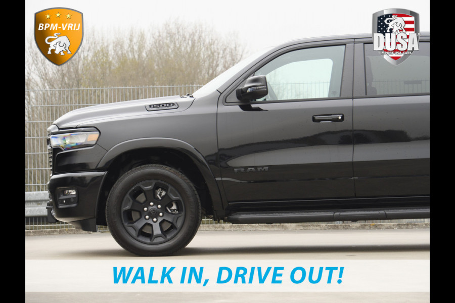 Dodge Ram 1500 | Bighorn | 3.0L I6 Hurricane | Crew Cab | 4X4 | Stuur/stoel verwarming | Night edition Getoonde accessoires zijn verkrijgbaar tegen meerprijs