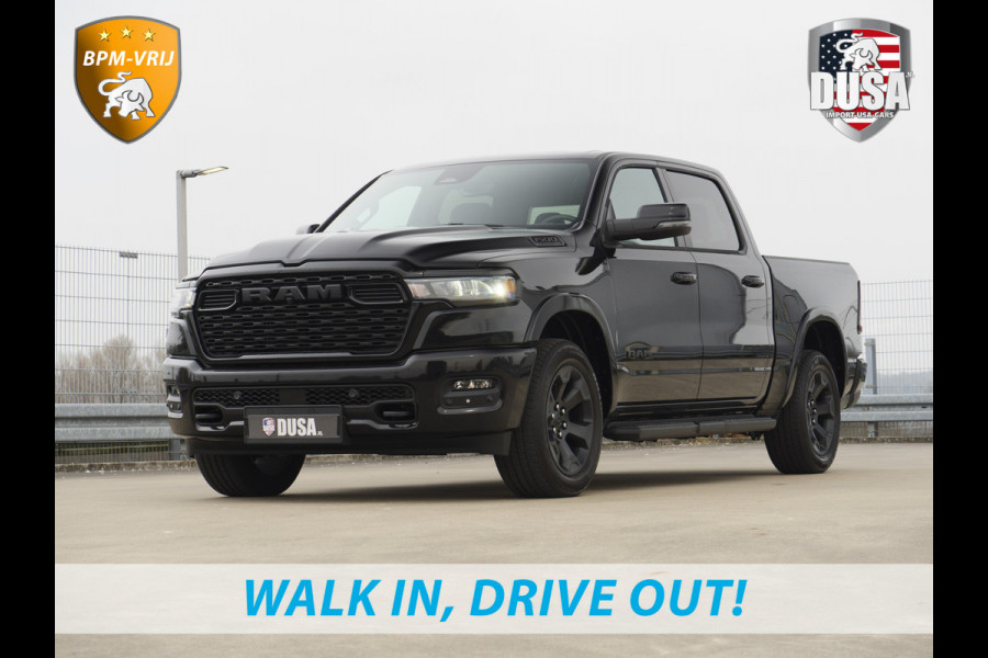 Dodge Ram 1500 | Bighorn | 3.0L I6 Hurricane | Crew Cab | 4X4 | Stuur/stoel verwarming | Night edition Getoonde accessoires zijn verkrijgbaar tegen meerprijs