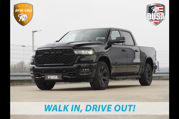 Dodge Ram 1500 | Bighorn | 3.0L I6 Hurricane | Crew Cab | 4X4 | Stuur/stoel verwarming | Night edition Getoonde accessoires zijn verkrijgbaar tegen meerprijs