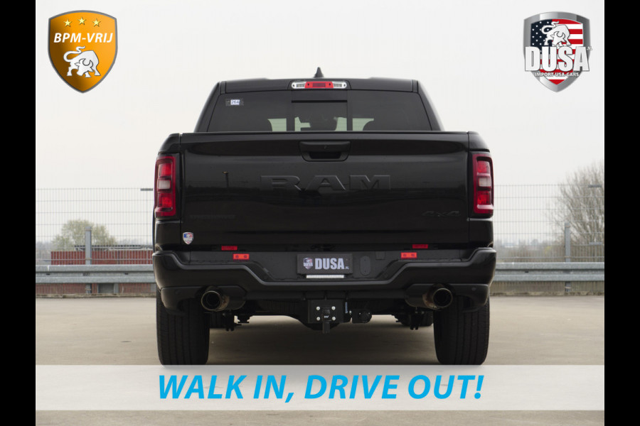 Dodge Ram 1500 | Bighorn | 3.0L I6 Hurricane | Crew Cab | 4X4 | Stuur/stoel verwarming | Night edition Getoonde accessoires zijn verkrijgbaar tegen meerprijs