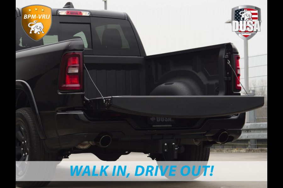 Dodge Ram 1500 | Bighorn | 3.0L I6 Hurricane | Crew Cab | 4X4 | Stuur/stoel verwarming | Night edition Getoonde accessoires zijn verkrijgbaar tegen meerprijs