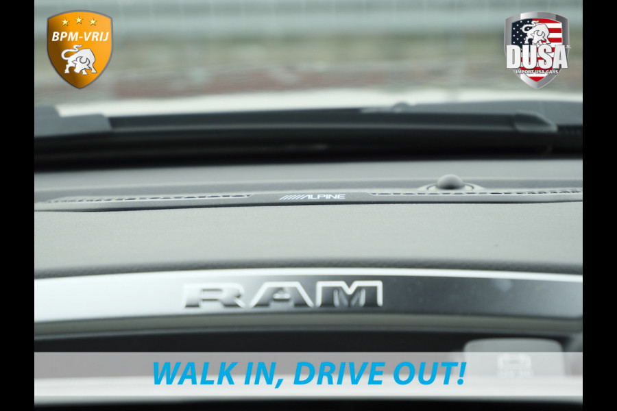 Dodge Ram 1500 | Bighorn | 3.0L I6 Hurricane | Crew Cab | 4X4 | Stuur/stoel verwarming | Night edition Getoonde accessoires zijn verkrijgbaar tegen meerprijs