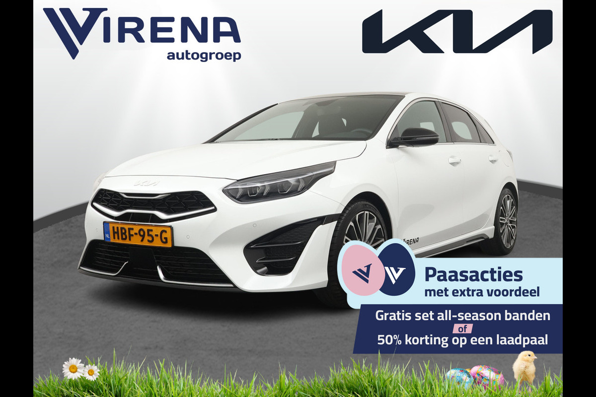 Kia Ceed 1.5 T-GDi GT-PlusLine - Automaat - Rijdende Demo Automaat - Stoel/Stuurverwarming - Adaptief Cruise Control - Navigatie - Climate Control - Fabrieksgarantie Tot 2032