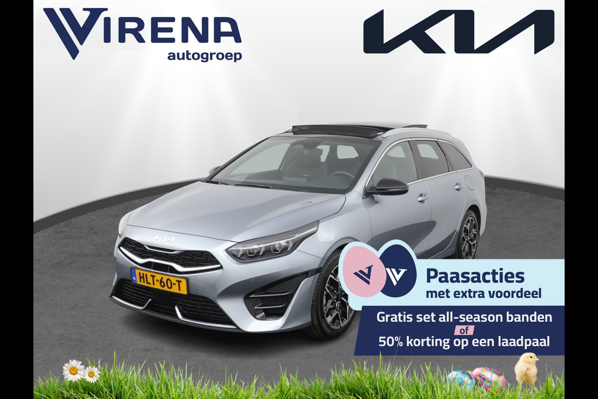 Kia Ceed Sportswagon 1.5 T-GDi GT-Line Automaat - Adaptive Cruise - Navigatie - Stoel/Stuurverwarming - Schuif/-kanteldak - Apple Carplay/Android Auto - Fabrieksgarantie 04-2031