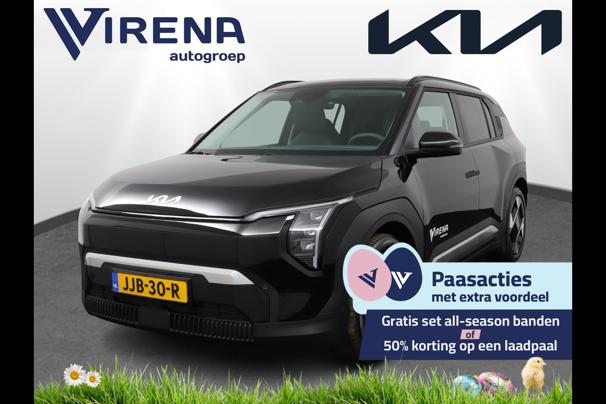 Kia EV3 Plus Advanced 81.4 kWh - Demo Automaat - Prijs incl. Inruilpremie - Schuif-/kanteldak - Stoel-/stuurverwarming - Blind Spot - Navigatie - Fabrieksgarantie tot 2032