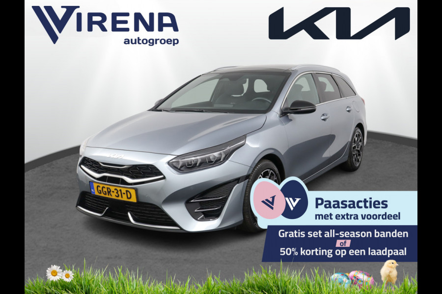 Kia Ceed Sportswagon 1.5 T-GDi GT-Line Apple Carplay/Android Auto - Cruise Control - Dodehoekdetectie - Panorama Dak - Navigatie - Stoel/Stuurverwarming - Fabrieksgarantie tot 07-2031