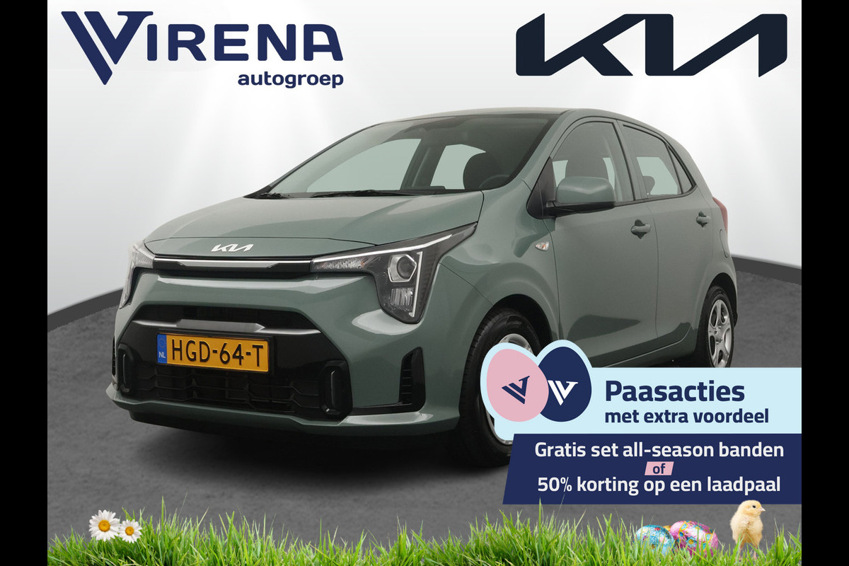 Kia Picanto 1.0 DPI DynamicLine - Airco - Navigatie - Cruise Control - Apple/Android Carplay - Fabrieksgarantie Tot 2032