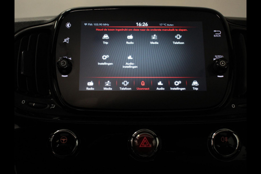 Fiat 500C 1.0 Hybrid Dolcevita Airco Cruise control Parkeersensor achter Radio Apple Carplay/ Android Auto