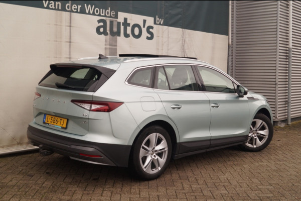 Škoda ENYAQ iV 80 204pk 77kWh -SOH89%-TREKHAAK-PANO-ECC-PDC-