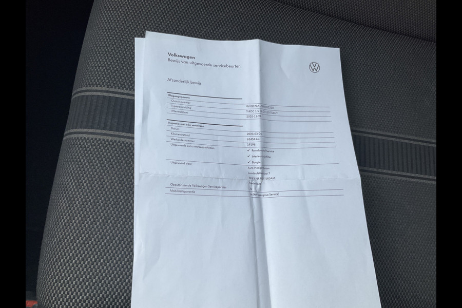 Volkswagen T-Roc 1.5 TSI 150pk Aut7 Style Camera Carplay IQ Drive Business