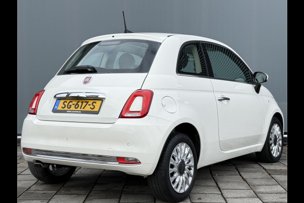 Fiat 500 BWJ 2018 | 0.9 TwinAir 81PK Turbo Lounge | PANO DAK | CLIMA | NAVI | CRUISE | CARPLAY | LICHTMETAAL | PDC |