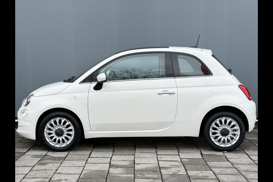 Fiat 500 BWJ 2018 | 0.9 TwinAir 81PK Turbo Lounge | PANO DAK | CLIMA | NAVI | CRUISE | CARPLAY | LICHTMETAAL | PDC |