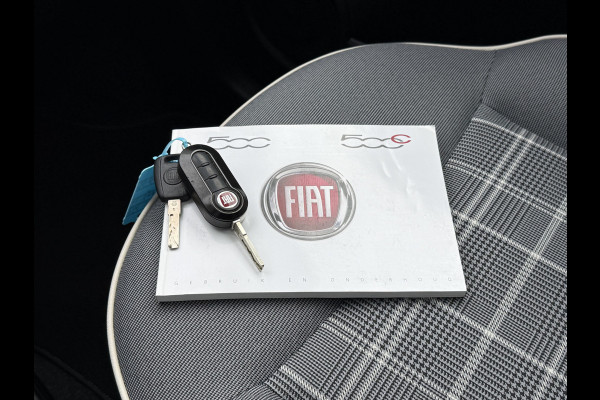 Fiat 500 BWJ 2018 | 0.9 TwinAir 81PK Turbo Lounge | PANO DAK | CLIMA | NAVI | CRUISE | CARPLAY | LICHTMETAAL | PDC |