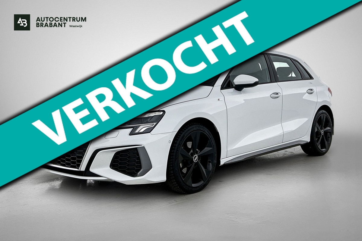 Audi A3 SPORTBACK 35 TFSI S-Line edition Plus(Goed OndH, Navi, Carplay, StoelV, PDC, Digitale Tellers, Cruise Con, Etc)