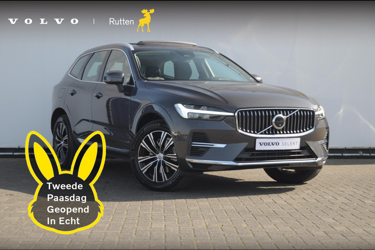 Volvo XC60 T8 390PK Automaat AWD Ultra Bright / Head-up display / Trekhaak/ Harman Kardon audio / Panoramadak / BLIS / Elektrisch bedienbare voorstoelen / Memory seats / Verwarmbare stoelen / Keyless entry /