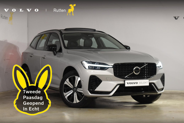 Volvo XC60 T6 350PK Automaat Plug-in Hybrid AWD Plus Dark / Navigatie / 360 Camera / Adaptieve Cruise Control / Stuur & Stoelverwarming / Elektr. Achterklep / Schuifdak / Trekhaak