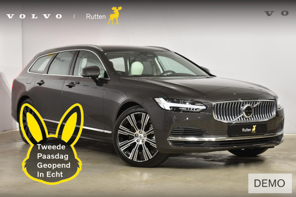Volvo V90 T6 350PK Automaat Plug-in Hybrid AWD Plus Bright / Adaptieve cruise control / BLIS / Elektrische stoelen / Luchtvering / Stoel en stuurwielverwarming / Parkeersensoren met camera