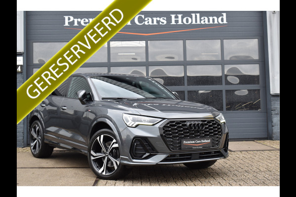 Audi Q3 Sportback 45 TFSI e S-Line 245 Pk Navi Sfeerverlichting Full Led Keyless Trekhaak 20 Inch Unieke staat