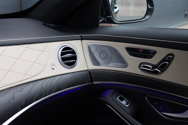 Mercedes-Benz S-Klasse 560 4MATIC Lang AMG Line Premium+ | V8 | Distronic+ | Panoramadak | Memory | Burmester | Stoelventilatie | Soft-Close | HUD | Surround Camera | Keyless Go | Zonweringspakket |