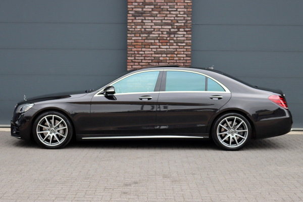 Mercedes-Benz S-Klasse 560 4MATIC Lang AMG Line Premium+ | V8 | Distronic+ | Panoramadak | Memory | Burmester | Stoelventilatie | Soft-Close | HUD | Surround Camera | Keyless Go | Zonweringspakket |