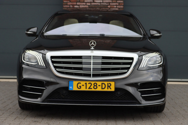 Mercedes-Benz S-Klasse 560 4MATIC Lang AMG Line Premium+ | V8 | Distronic+ | Panoramadak | Memory | Burmester | Stoelventilatie | Soft-Close | HUD | Surround Camera | Keyless Go | Zonweringspakket |