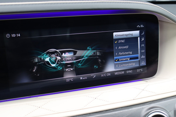 Mercedes-Benz S-Klasse 560 4MATIC Lang AMG Line Premium+ | V8 | Distronic+ | Panoramadak | Memory | Burmester | Stoelventilatie | Soft-Close | HUD | Surround Camera | Keyless Go | Zonweringspakket |