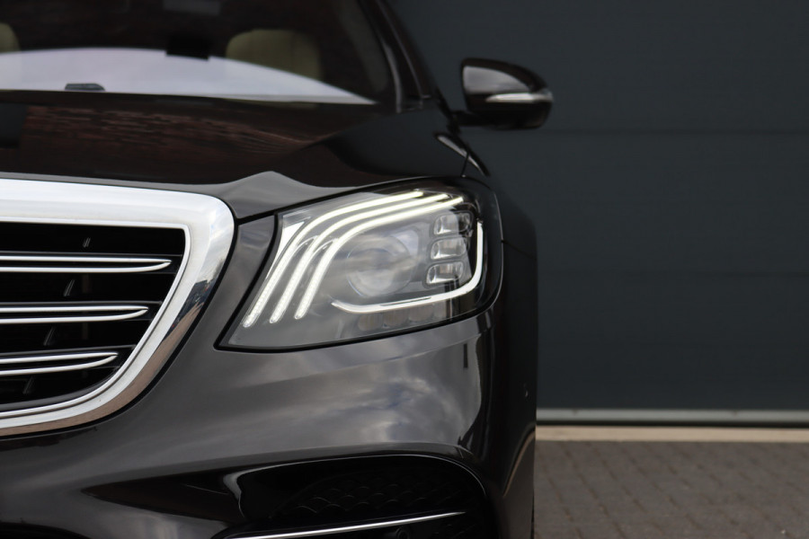 Mercedes-Benz S-Klasse 560 4MATIC Lang AMG Line Premium+ | V8 | Distronic+ | Panoramadak | Memory | Burmester | Stoelventilatie | Soft-Close | HUD | Surround Camera | Keyless Go | Zonweringspakket |