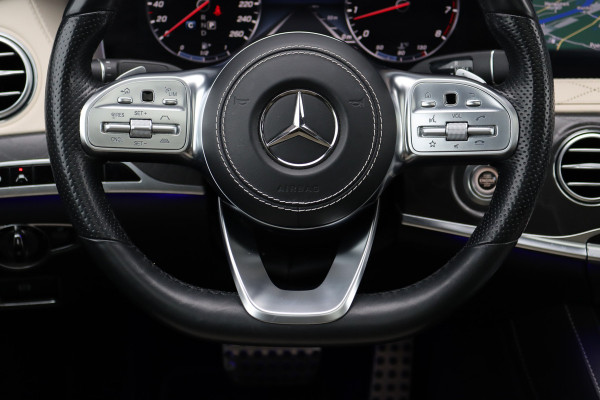 Mercedes-Benz S-Klasse 560 4MATIC Lang AMG Line Premium+ | V8 | Distronic+ | Panoramadak | Memory | Burmester | Stoelventilatie | Soft-Close | HUD | Surround Camera | Keyless Go | Zonweringspakket |