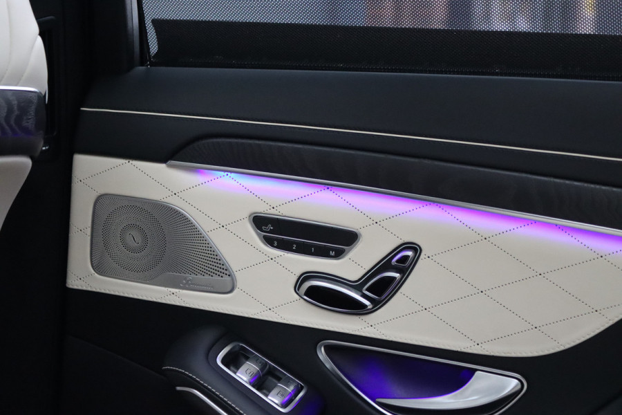 Mercedes-Benz S-Klasse 560 4MATIC Lang AMG Line Premium+ | V8 | Distronic+ | Panoramadak | Memory | Burmester | Stoelventilatie | Soft-Close | HUD | Surround Camera | Keyless Go | Zonweringspakket |