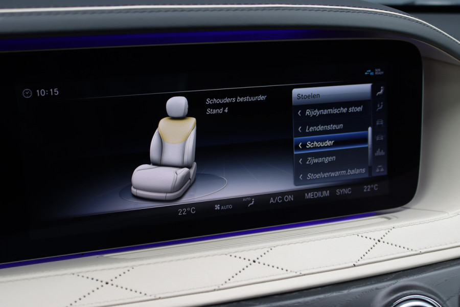 Mercedes-Benz S-Klasse 560 4MATIC Lang AMG Line Premium+ | V8 | Distronic+ | Panoramadak | Memory | Burmester | Stoelventilatie | Soft-Close | HUD | Surround Camera | Keyless Go | Zonweringspakket |