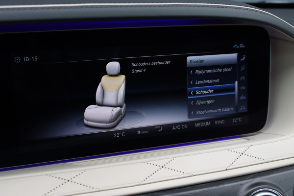 Mercedes-Benz S-Klasse 560 4MATIC Lang AMG Line Premium+ | V8 | Distronic+ | Panoramadak | Memory | Burmester | Stoelventilatie | Soft-Close | HUD | Surround Camera | Keyless Go | Zonweringspakket |