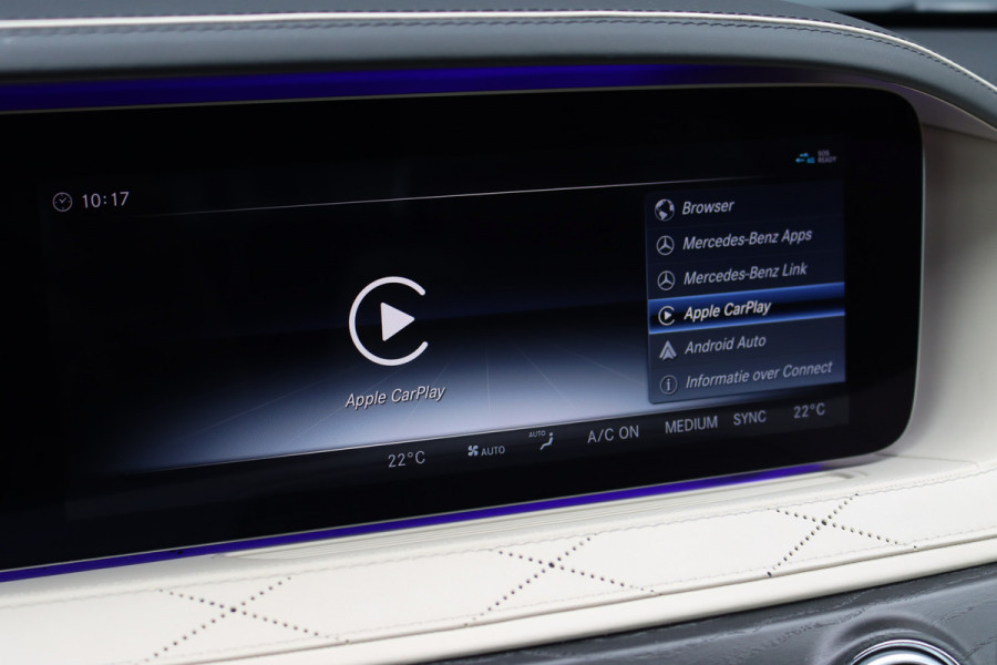 Mercedes-Benz S-Klasse 560 4MATIC Lang AMG Line Premium+ | V8 | Distronic+ | Panoramadak | Memory | Burmester | Stoelventilatie | Soft-Close | HUD | Surround Camera | Keyless Go | Zonweringspakket |