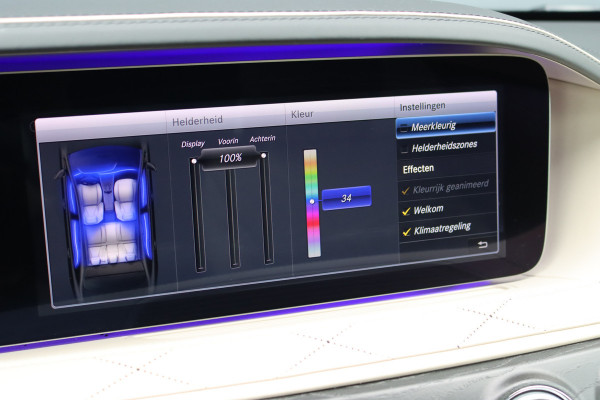 Mercedes-Benz S-Klasse 560 4MATIC Lang AMG Line Premium+ | V8 | Distronic+ | Panoramadak | Memory | Burmester | Stoelventilatie | Soft-Close | HUD | Surround Camera | Keyless Go | Zonweringspakket |