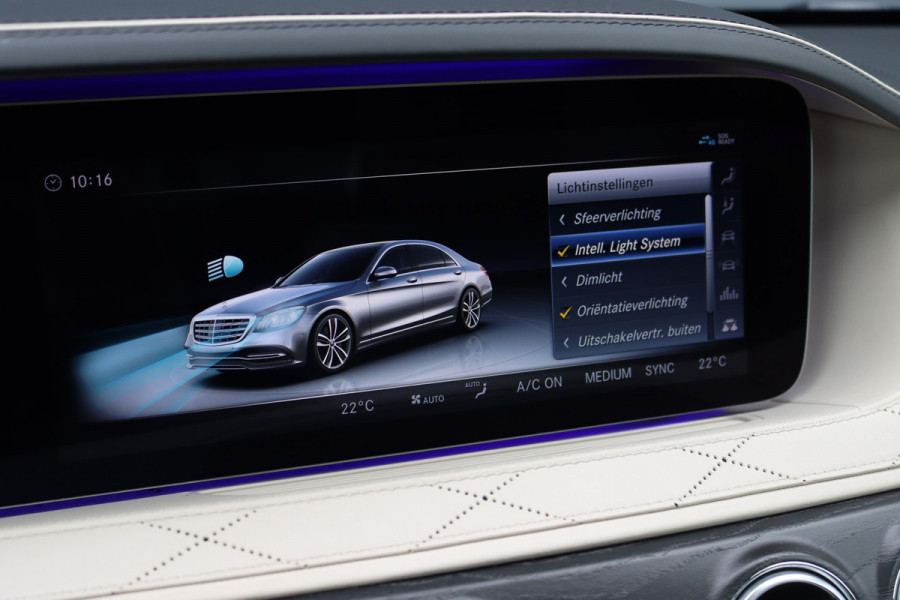 Mercedes-Benz S-Klasse 560 4MATIC Lang AMG Line Premium+ | V8 | Distronic+ | Panoramadak | Memory | Burmester | Stoelventilatie | Soft-Close | HUD | Surround Camera | Keyless Go | Zonweringspakket |