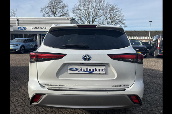 Toyota highlander 2.5 AWD Hybrid Premium | 7p |  Panoramadak | 360 graden camera | Platinum Pearl White | Adaptieve cruisecontrol | JBL audio | Head up Display | Stoelverwarming | Achterbank verwarmd