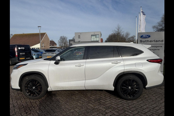 Toyota highlander 2.5 AWD Hybrid Premium | 7p |  Panoramadak | 360 graden camera | Platinum Pearl White | Adaptieve cruisecontrol | JBL audio | Head up Display | Stoelverwarming | Achterbank verwarmd