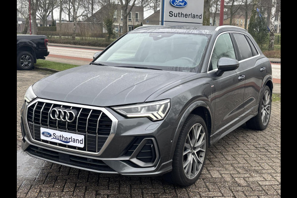 Audi Q3 45 TFSI e S edition | S-Line | Sportstoelen | Leder | Stoelverwarming |  Achteruitrijcamera 360
