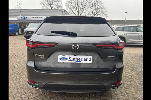 Mazda CX-60 2.5 e-SkyActiv PHEV Takumi | Panoramadak / Kanteldak (Glas) |  360 graden camera | Achteruitrijcamera | Stoelverwarming |  Adaptieve Cruise Control