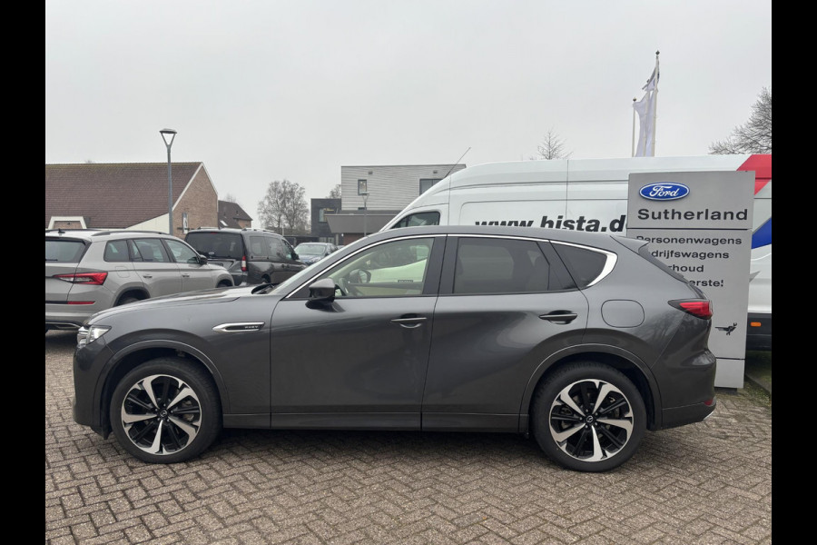 Mazda CX-60 2.5 e-SkyActiv PHEV Takumi | Panoramadak / Kanteldak (Glas) |  360 graden camera | Achteruitrijcamera | Stoelverwarming |  Adaptieve Cruise Control