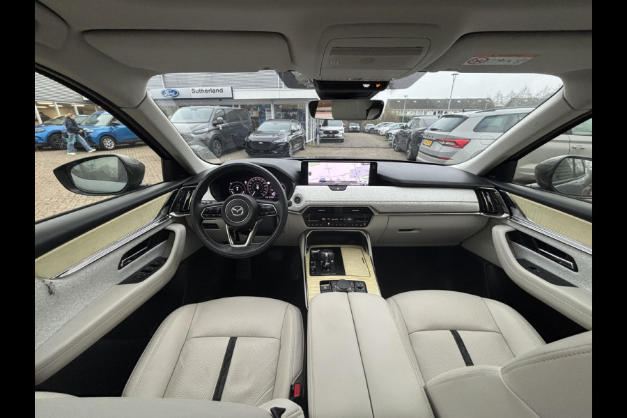 Mazda CX-60 2.5 e-SkyActiv PHEV Takumi | Panoramadak / Kanteldak (Glas) |  360 graden camera | Achteruitrijcamera | Stoelverwarming |  Adaptieve Cruise Control