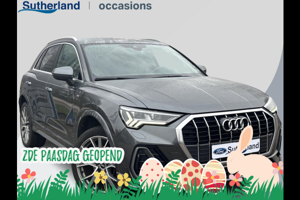 Audi Q3 45 TFSI e S edition | S-Line | Sportstoelen | Leder | Stoelverwarming |  Achteruitrijcamera 360