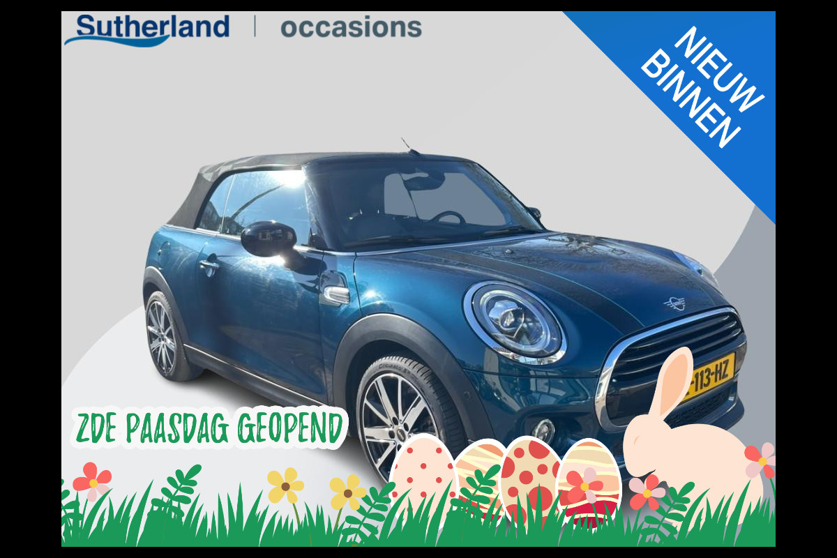 MINI Cabrio 1.5 Cooper Sidewalk Edition | 52.000 Km | Full Options.