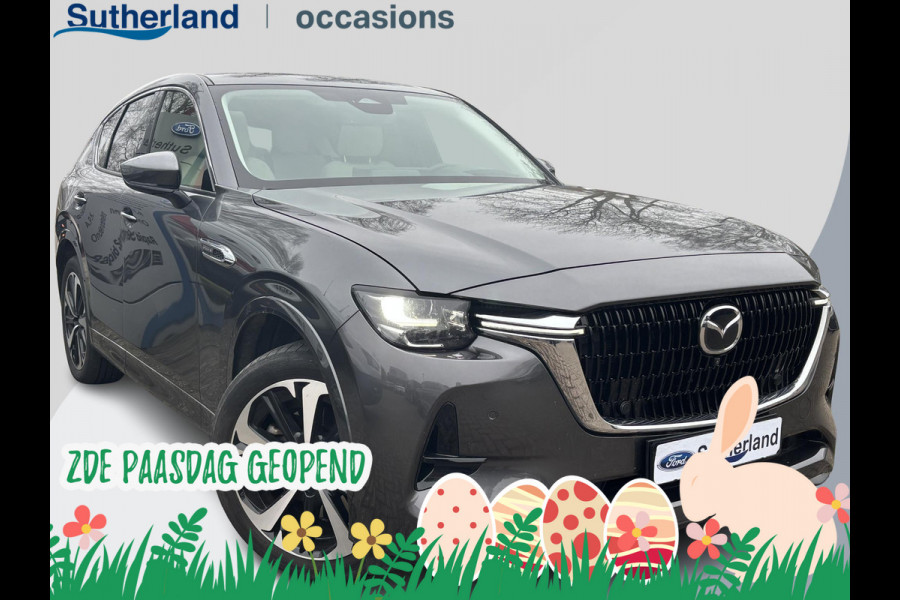 Mazda CX-60 2.5 e-SkyActiv PHEV Takumi | Panoramadak / Kanteldak (Glas) |  360 graden camera | Achteruitrijcamera | Stoelverwarming |  Adaptieve Cruise Control
