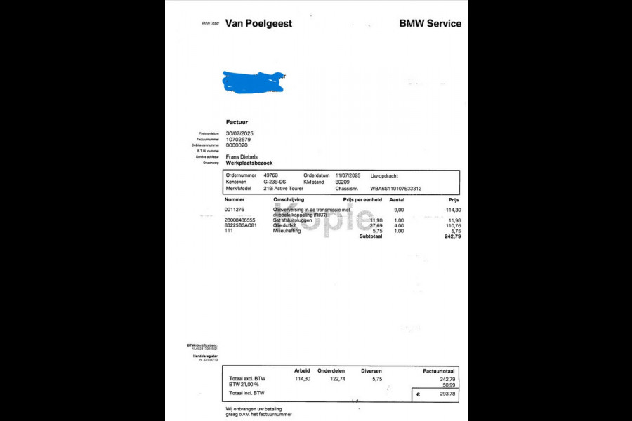 BMW 2 Serie Active Tourer 218i High Executive Edition sportint | leer | pano | stoelverw | navi | camera | cruise| headup