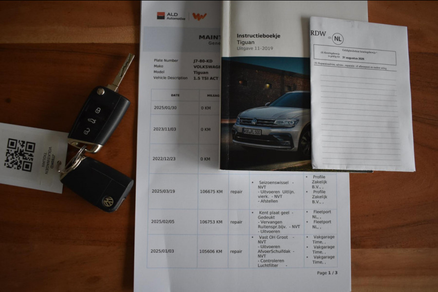Volkswagen Tiguan 1.5 TSI ACT R-Line | LEDER | PANO | CAMERA | NAP | VIRTUAL COCKPIT | STOELVERWARMING