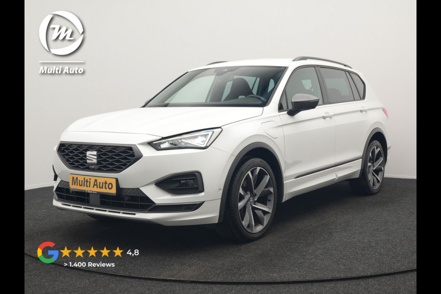 Seat Tarraco 1.4 TSI e-Hybrid FR PHEV 245pk Dealer O.H. | Trekhaak Af Fabriek | Adaptive Cruise | 360 Camera | Sportstoelen Memory & Verwarmd | Stuur Verwarmd | Keyless | Blis | 20"L.M | Apple Carplay | Navigatie | DAB | Plug In Hybrid |