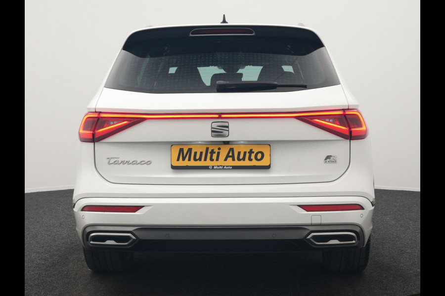 Seat Tarraco 1.4 TSI e-Hybrid FR PHEV 245pk Dealer O.H. | Trekhaak Af Fabriek | Adaptive Cruise | 360 Camera | Sportstoelen Memory & Verwarmd | Stuur Verwarmd | Keyless | Blis | 20"L.M | Apple Carplay | Navigatie | DAB | Plug In Hybrid |