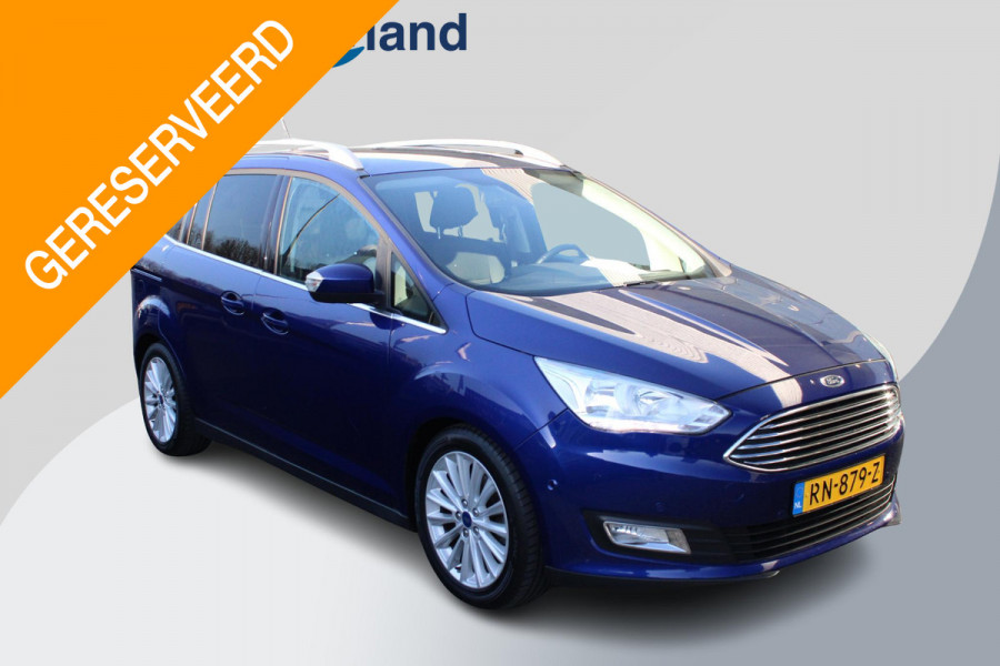 Ford Grand C-Max 1.0 Titanium 125pk | Trekhaak | Sensoren Voor & Achter | verwarmd voorruit